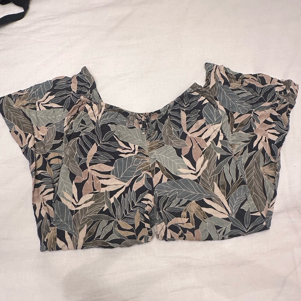 Z Supply Tropical Palm Casual Pants Large